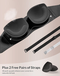 Sujetador bandeau acolchado sin aros 