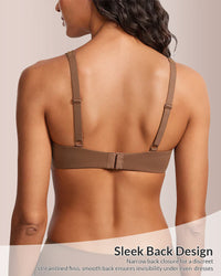 Underwire Support Seamless Balconette Bra