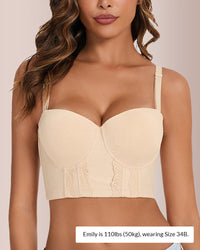 The Low Back Strapless Bra