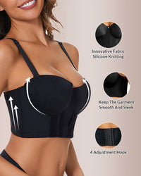 The Low Back Strapless Bra
