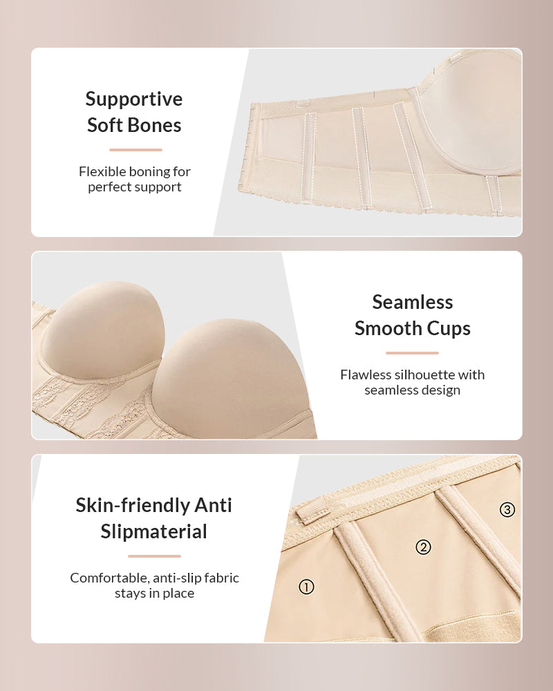 The Low Back Strapless Bra