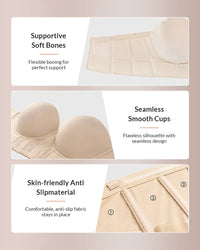 The Low Back Strapless Bra