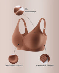 Seamless Soft Comfort Jelly Strip Wireless Bra