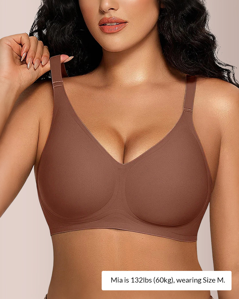 Seamless Soft Comfort Jelly Strip Wireless Bra