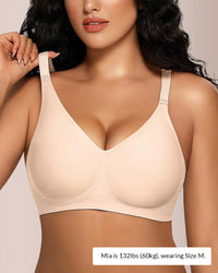 Seamless Soft Comfort Jelly Strip Wireless Bra
