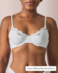 Delicate French Lace Underwire Shaping Bra