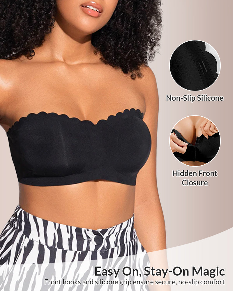 The Flawless Lift Front-Closure Strapless Bandeau Bra