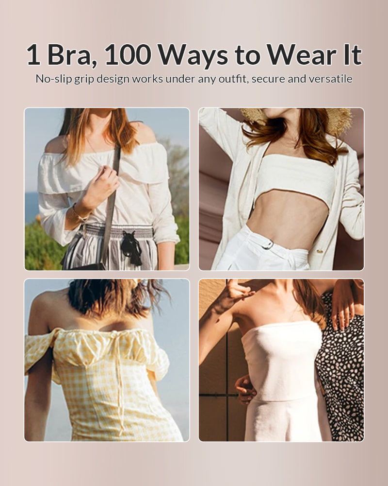 The Flawless Lift Front-Closure Strapless Bandeau Bra