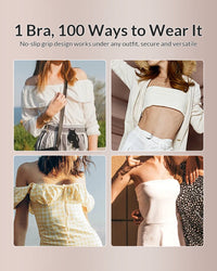 The Flawless Lift Front-Closure Strapless Bandeau Bra