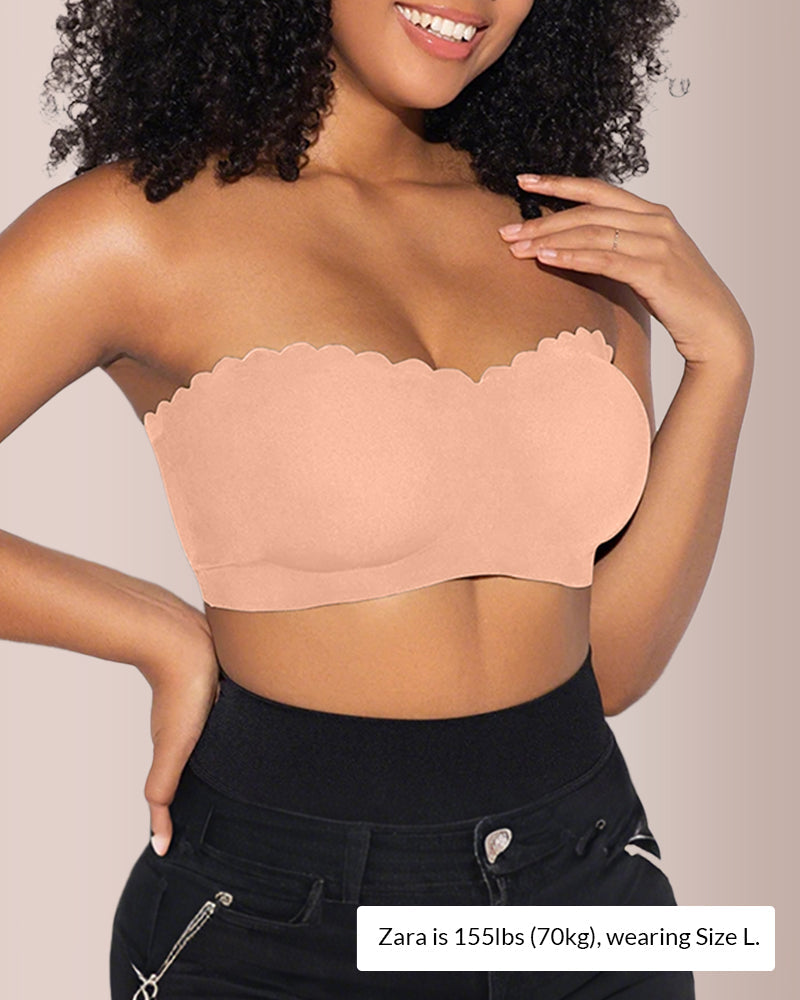 The Flawless Lift Front-Closure Strapless Bandeau Bra