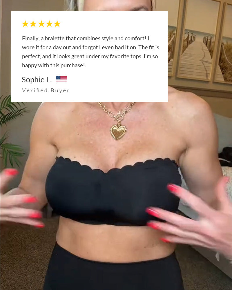 The Flawless Lift Front-Closure Strapless Bandeau Bra