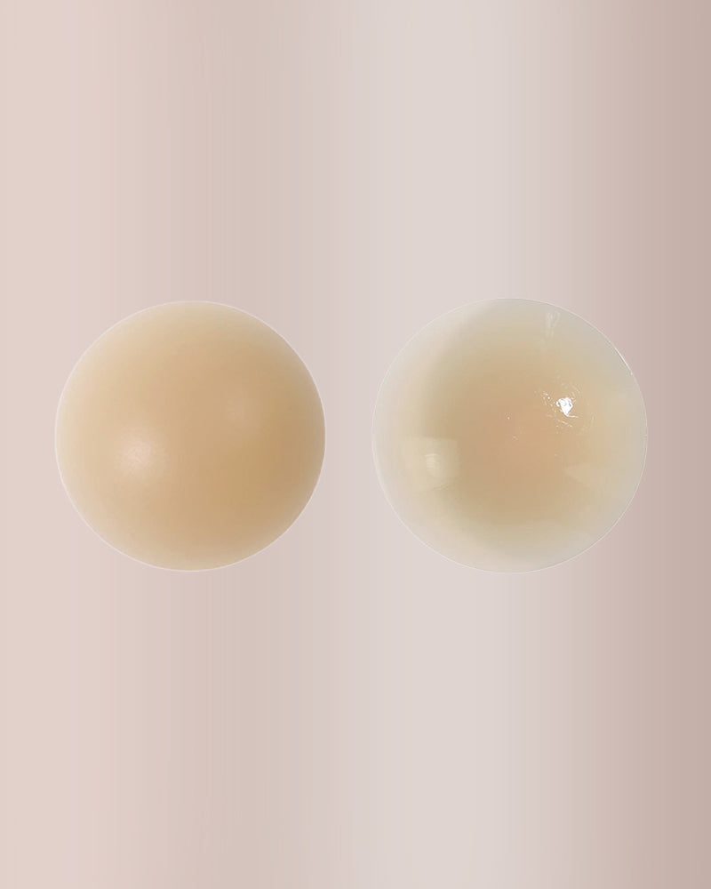 Invisible silicone nipple covers – reusable & hypoallergenic.