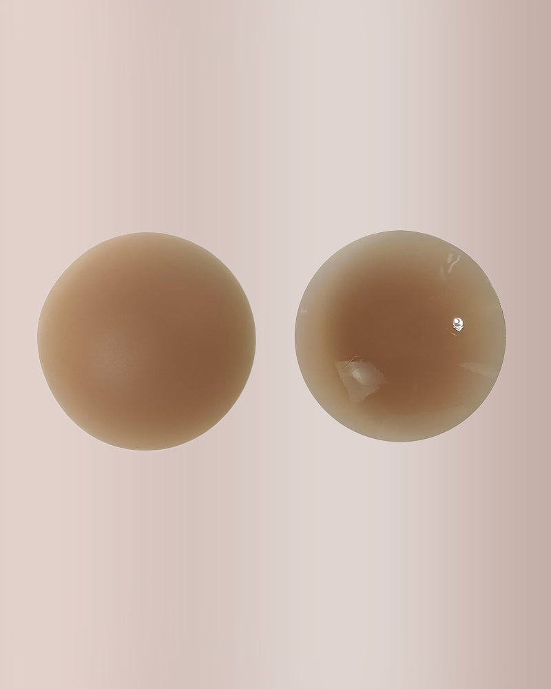 Invisible silicone nipple covers – reusable & hypoallergenic.