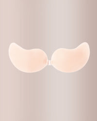 Seamless Mango Cup Silicone Sticky Bra with Push-Up Clasp