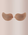 Seamless Mango Cup Silicone Sticky Bra with Push-Up Clasp
