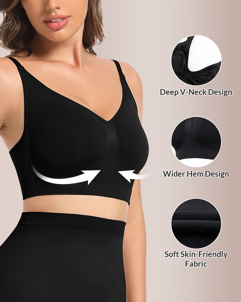 Everyday Sculpt Seamless V-Neck Bra