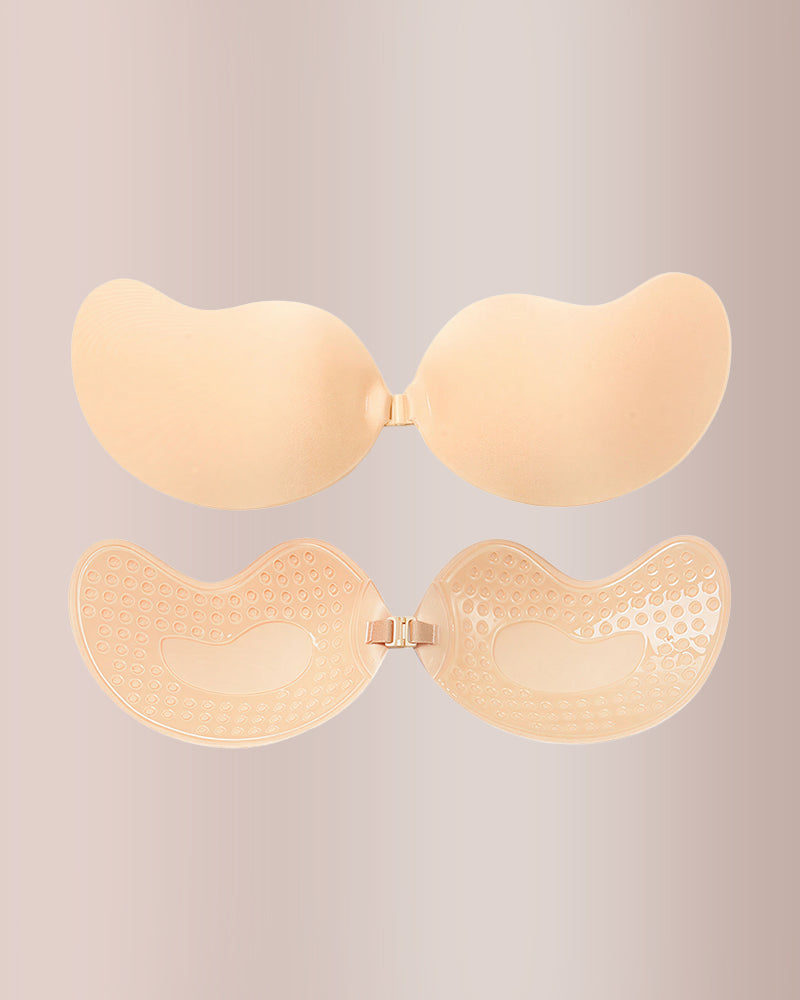 Breathable Push-Up Invisible Mango Sticky Bra