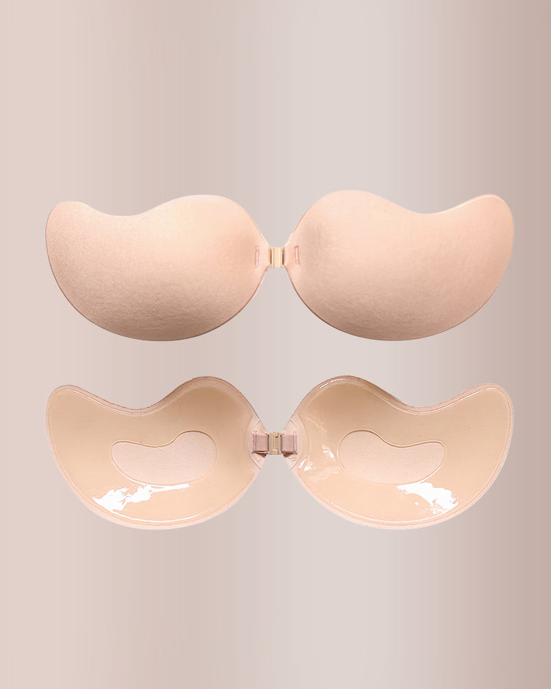 Breathable Push-Up Invisible Mango Sticky Bra