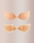 Seamless Deep-V Sticky Silicone Push-Up Bra