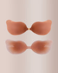 Seamless Deep-V Sticky Silicone Push-Up Bra