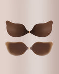 Seamless Deep-V Sticky Silicone Push-Up Bra