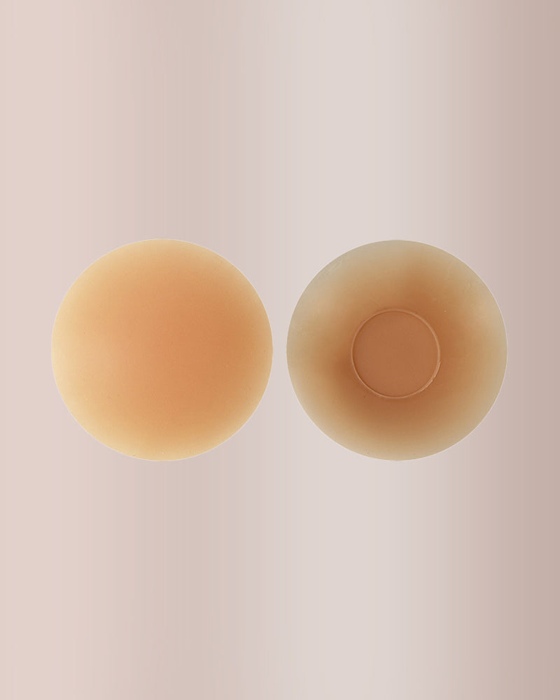 Seamless Silicone Nipple Covers with Non-Adhesive Center