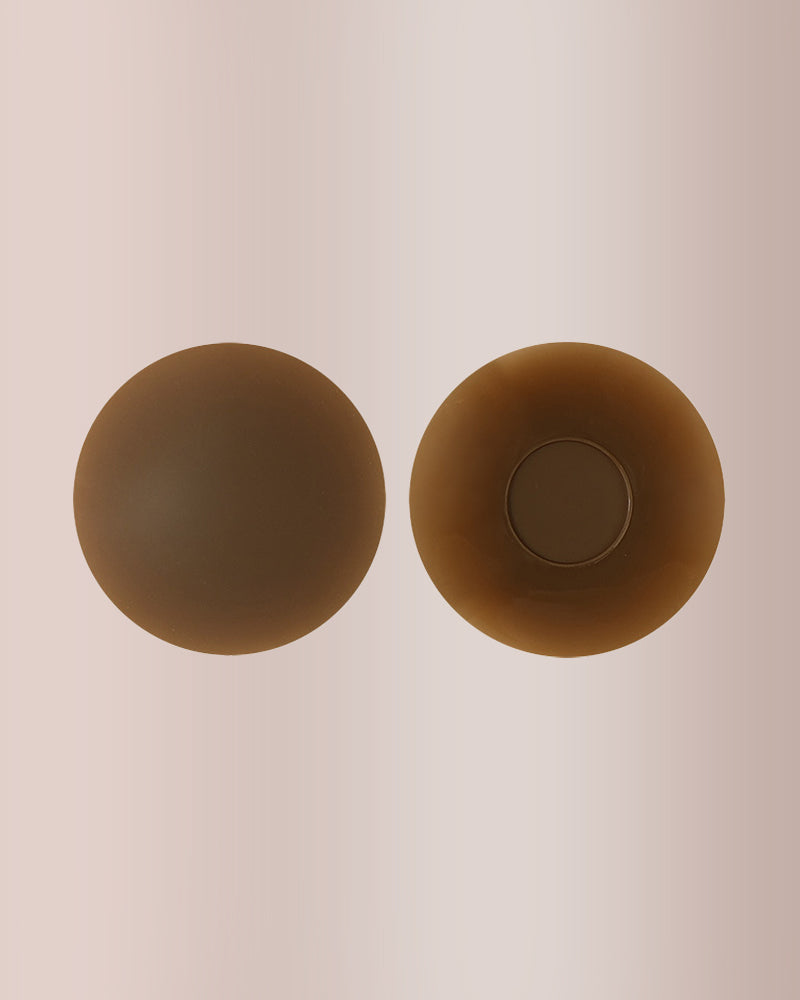 Seamless Silicone Nipple Covers with Non-Adhesive Center
