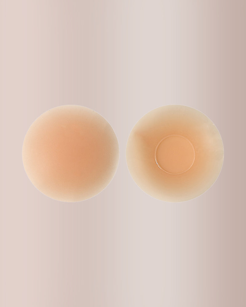 Seamless Silicone Nipple Covers with Non-Adhesive Center