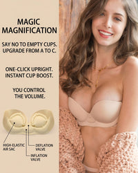 Double Air-Pad Invisible Bra
