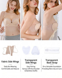 Double Air-Pad Invisible Bra