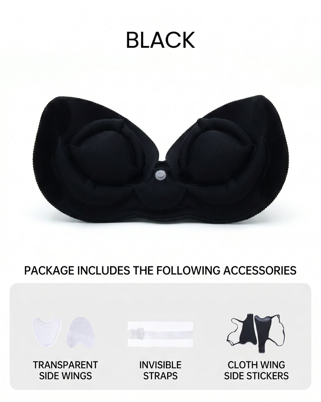 Double Air-Pad Invisible Bra