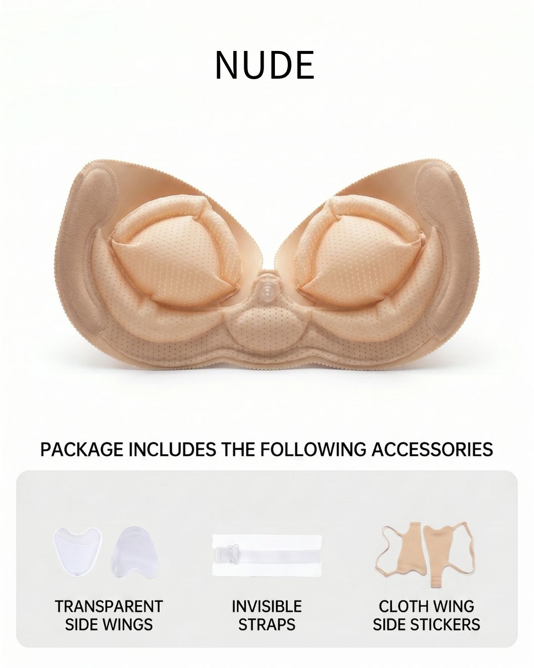 Double Air-Pad Invisible Bra