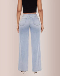 Mid-low Rise Baggy Jeans