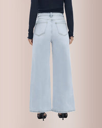 Wide Leg High-waisted Stretchy Jeans