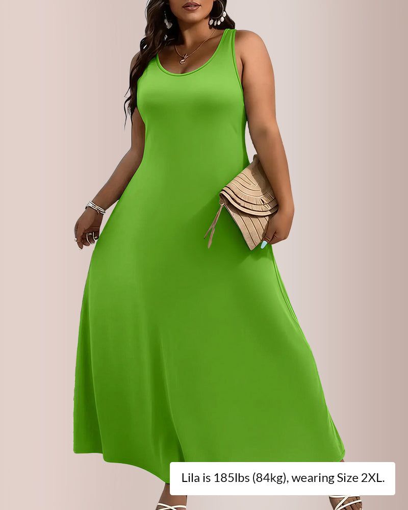 The Effortless A-Line Maxi Dress - Plus Size