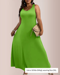 The Effortless A-Line Maxi Dress - Plus Size