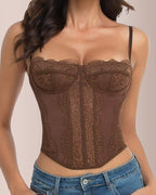 Lace Bustier Corset Top