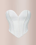 Sweetheart Neckline Mesh Corset Top