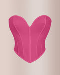 Sweetheart Neckline Mesh Corset Top
