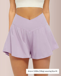 Women's Flowy Crossover Skort