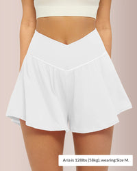 Women's Flowy Crossover Skort
