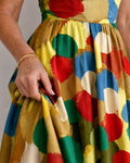 Polka Dot Print Midi Dress