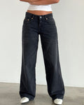Raw-Hem Mid-Rise Cropped Straight Jeans