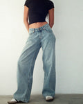 Raw-Hem Mid-Rise Cropped Straight Jeans