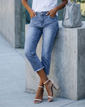 High-Rise Capri Skinny Jeans