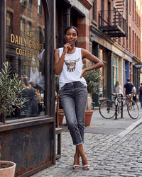 High-Rise Capri Skinny Jeans