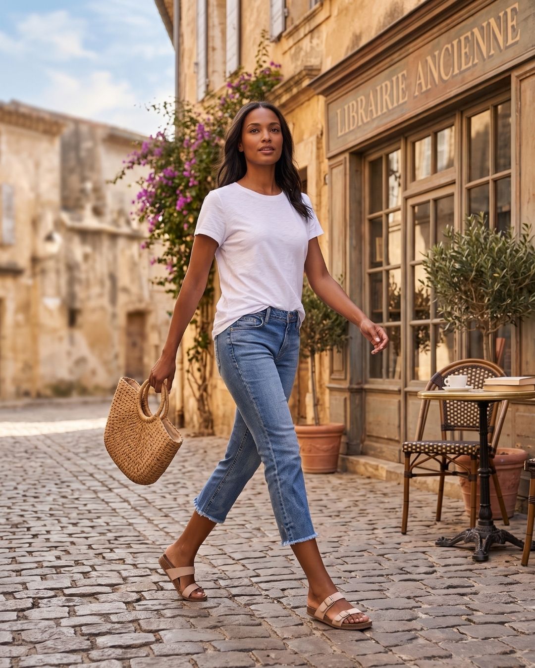 High-Rise Capri Skinny Jeans