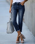 High-Rise Capri Skinny Jeans