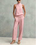 Elegant Round-Neck Set
