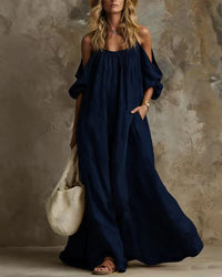 Resort Spaghetti Strap Swing Maxi Dress